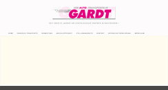 Desktop Screenshot of gardt.de